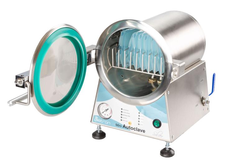 Imagem de Autoclave biotron silver 5l para esterilização de instrumentos com registro na anvisa e garantia de 1 ano