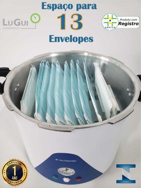 Imagem de Autoclave Vertical Analógica 08 Litros 110v - Volare Med