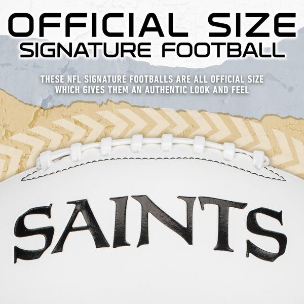 Imagem de Autógrafo do Football Franklin Sports NFL New Orleans Saints