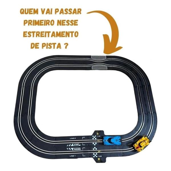 Imagem de Autorama Auto Pista Elétrico Com 2 Carrinhos Turbo 3 Em 1