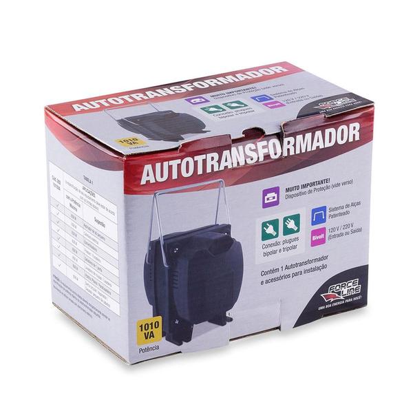 Imagem de Autotransformador 10A 1010VA Forceline Power Plus Bivolt