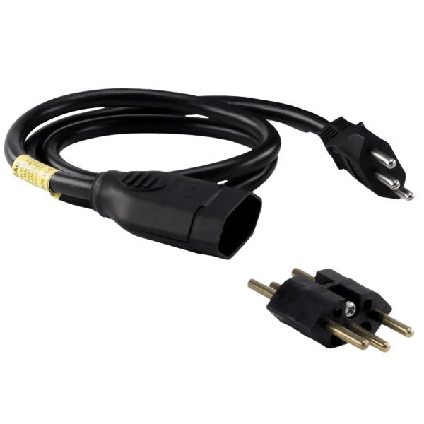 Imagem de Autotransformador Slim Fit 500Va 10A Bivolt com Fusível Térmico Rearmável - Force Line