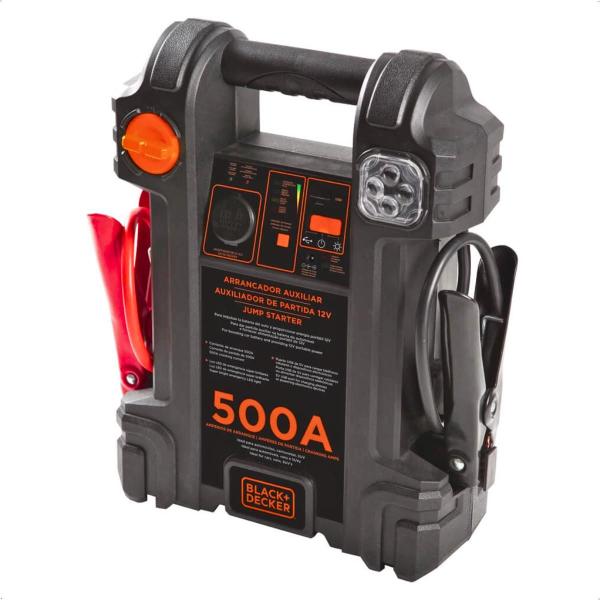 Imagem de Auxiliar De Partida 500A 12V Luz De Emergência Black+Decker