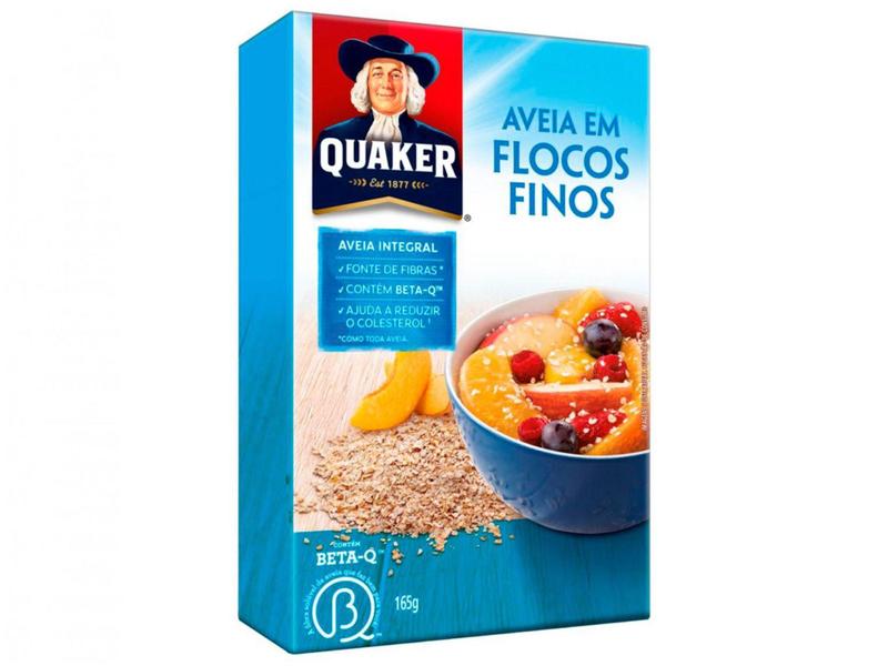 Aveia em Flocos Finos - 165g - Quaker Imagem de Aveia em Flocos Finos - 165g