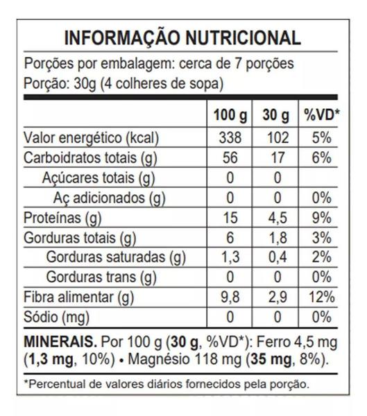 Imagem de Aveia em Flocos Grossos Vitalin Pouch 200g KIT C/3 UN