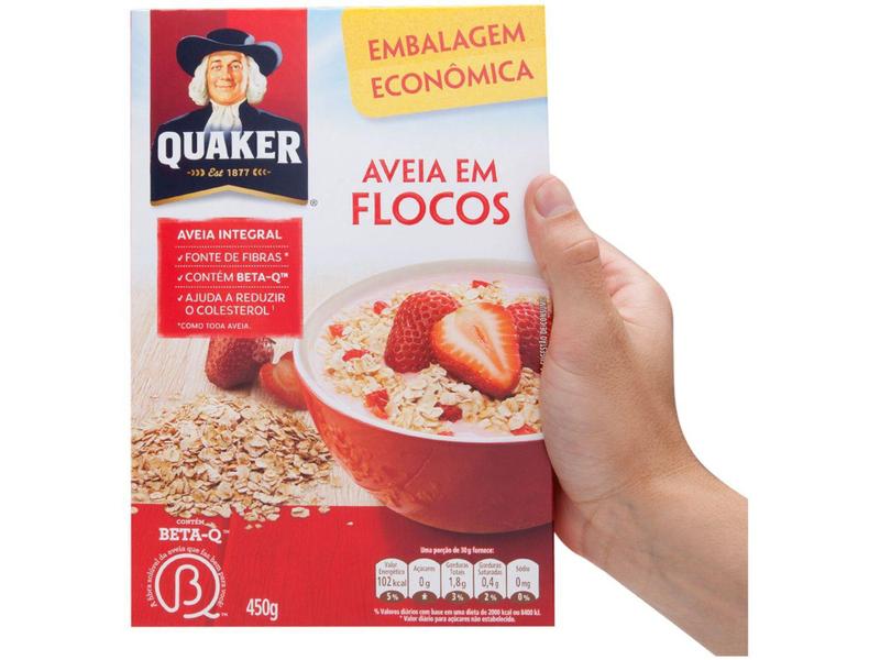 Imagem de Aveia Flocos Regulares Quaker 450g