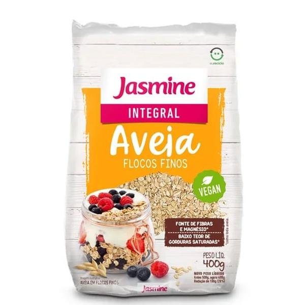 Imagem de Aveia Integral Em Flocos Finos Jasmine 400g