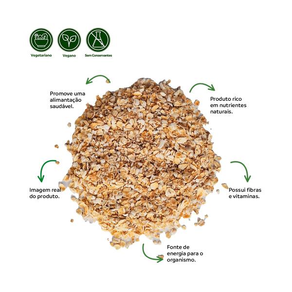 Imagem de Aveia Selecionada integral em Flocos Alta Qualidade 200g