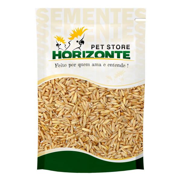 Aveia Sem Casca 500g - Horizonte Pet Store - Semente Descascada e Limpa para Pássaros Imagem de Aveia Sem Casca 500g - Horizonte Pet Store - Semente Descascada e Limpa para Pássaros