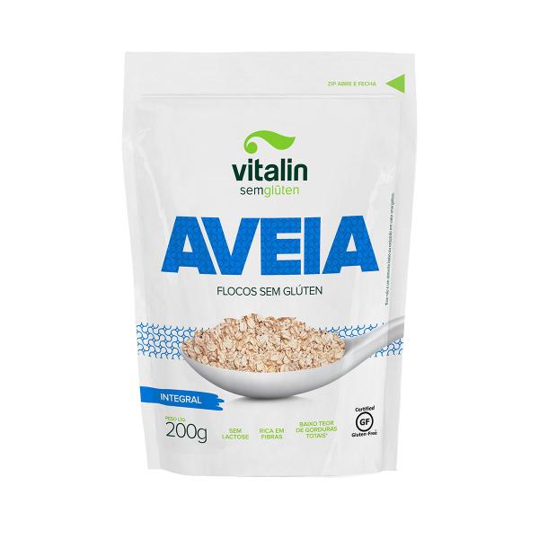 Imagem de Aveia Sem Glúten Flocos 200g - Vitalin