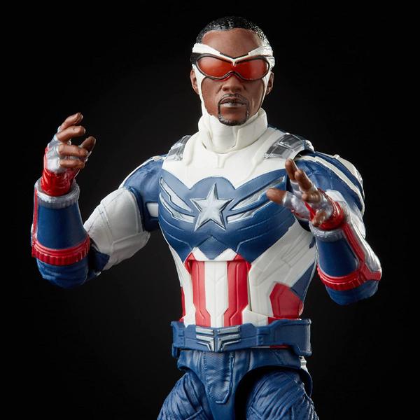 Imagem de Avengers Hasbro Marvel Legends Série 6 polegadas Action Figure Toy Captain America: Sam Wilson Premium Design e 2 Acessórios, para Crianças de 4 anos ou mais