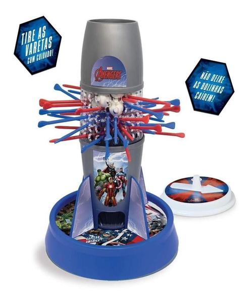 Imagem de Avengers Marvel Jogo Tira Varetas Brinquedo Divertido Elka