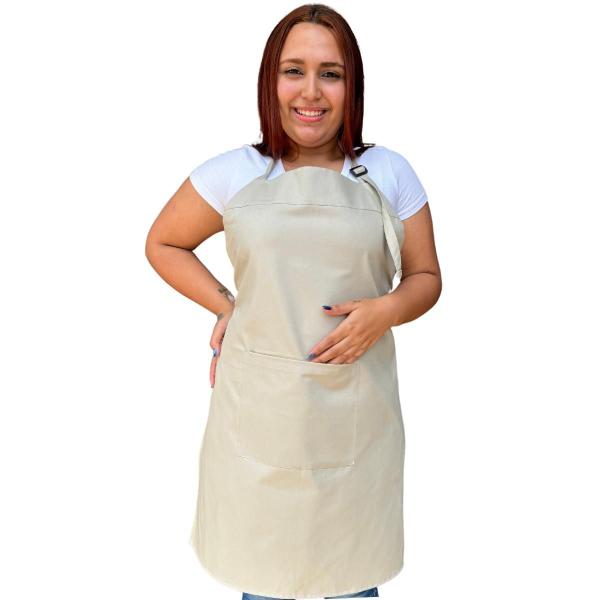 Avental Brim Bolso Ajustador De Altura Uniforme Food - NFA Imagem de Avental Brim Bolso Ajustador De Altura Uniforme Food