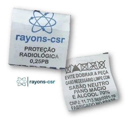 Imagem de Avental Chumbo C/protetor Tireoide 76x60 -0.25mm -rayons-csr