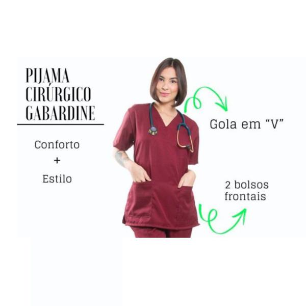 Imagem de Avental  Cirúrgico Enfermagem Médico Veterinário Camisa -  Sh 7