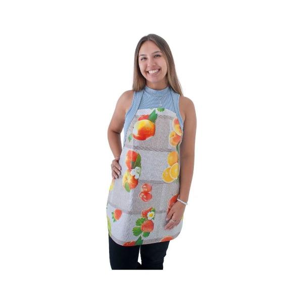 Avental Cozinha Impermeável Estampado Não Molha Limpa Fácil - Outfiter Enxovais e Decoração Imagem de Avental Cozinha Impermeável Estampado Não Molha Limpa Fácil