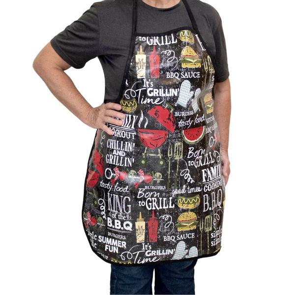 Avental De Cozinha Lavanderia Impermeável Plus Size Grande - BemPrat Imagem de Avental De Cozinha Lavanderia Impermeável Plus Size Grande