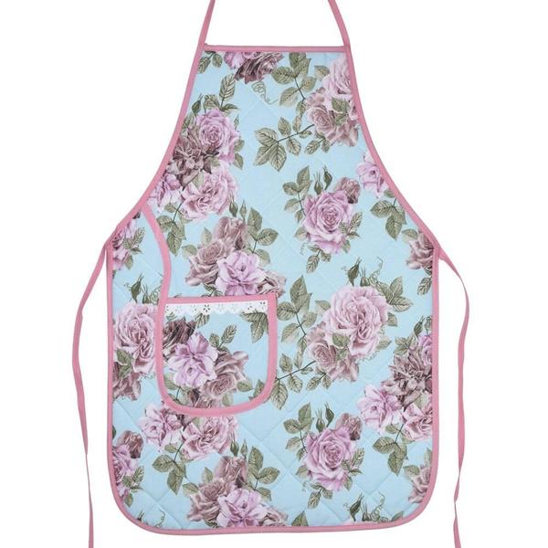 Imagem de Avental De Cozinha Matelado Dupla Face 68cm X 48cm Estampado Tecido Misto - Floral Tiffany