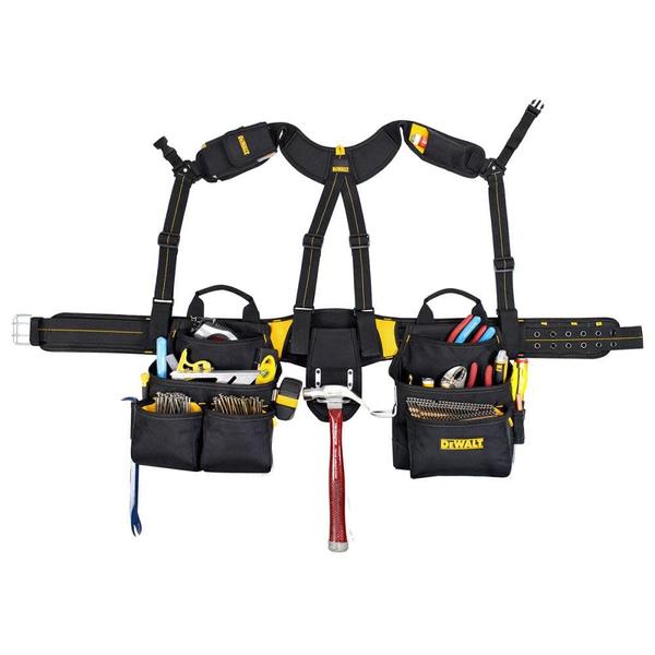 Imagem de Avental DEWALT DG5617 Pro Framer's Combo com suspensórios de 20 bolsos