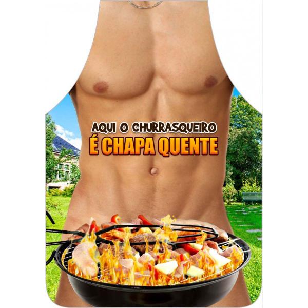 Imagem de Avental Divertido E Personalizado: Chapa Quente