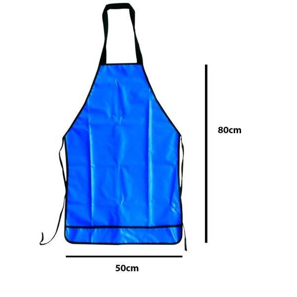 Imagem de AVENTAL IMPERMEÁVEL PARA BANHO E TOSA 80x50CM AZ/RS/PT