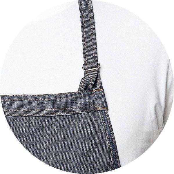 Avental Unisex em Jeans - Azul - Algodão - Feito no Brasil - Utensilios do Chef Imagem de Avental Unisex em Jeans - Azul - Algodão - Feito no Brasil