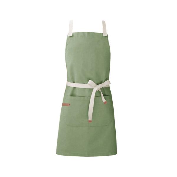 Avental Verde Cha Matte Algodao Cafeteria Bar Vegano 1un - CASA CHA Imagem de Avental Verde Cha Matte Algodao Cafeteria Bar Vegano 1un