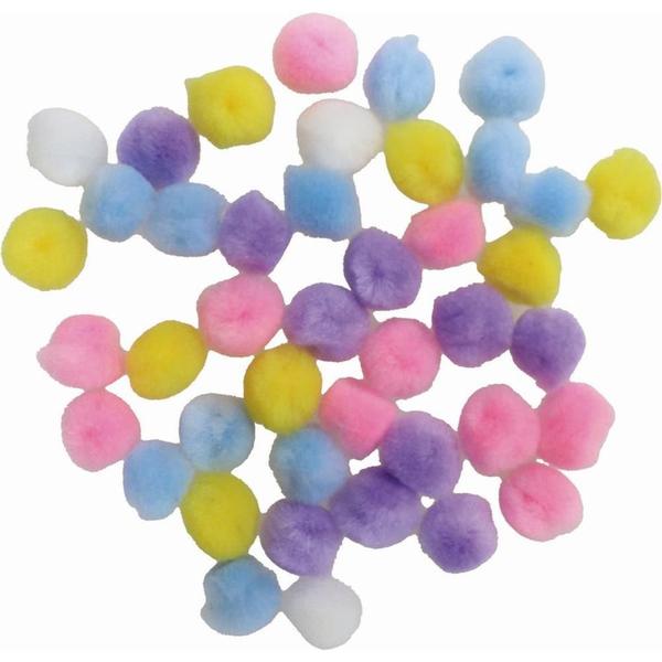 Imagem de Aviamento Pompom Multicolor 1 15MM com 80 Unidades