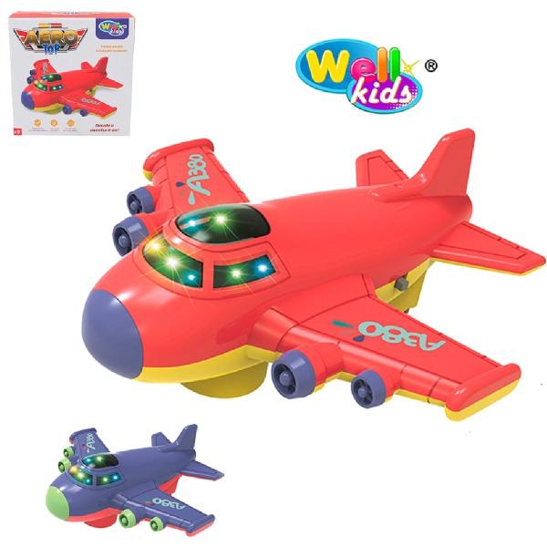 Avião Bate Volta Aero Brinquedo Interativo crianças básico - Filó Modas Imagem de Avião Bate Volta Aero Brinquedo Interativo crianças básico