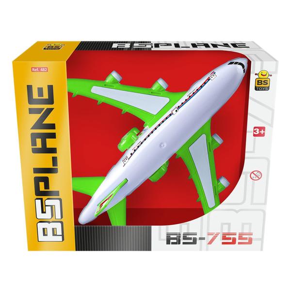 Imagem de Avião Bs Plane Brinquedo Miniatura Jumbo - Bs Toys