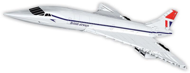 Imagem de Avião Comercial Concorde G-BBDG British Airways - Brooklands Museum - Blocos de Montar 455 Peças - COBI