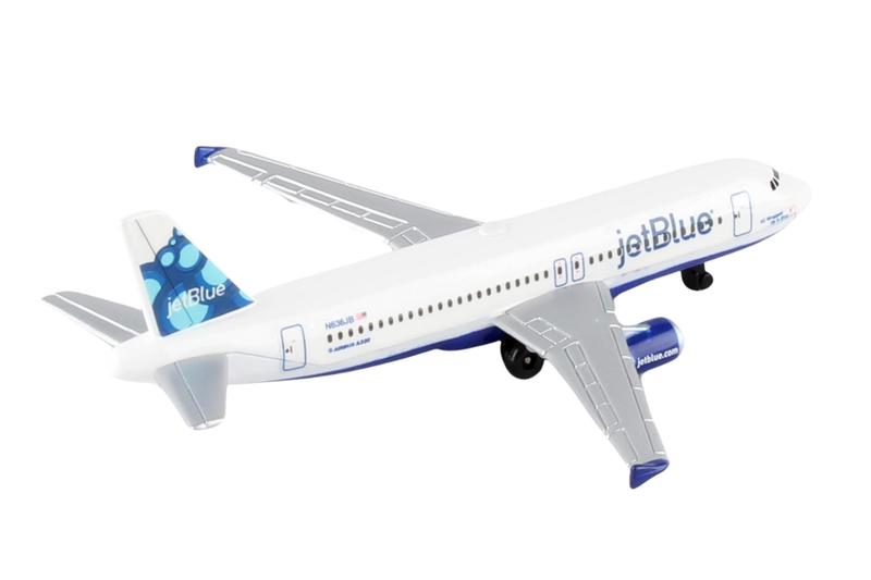 Imagem de Avião de brinquedo Daron JetBlue de metal fundido para crianças a partir de 3 anos