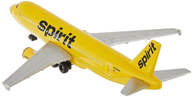 Imagem de Avião de brinquedo Daron Spirit Airlines Die-Cast Metal Kids 3+