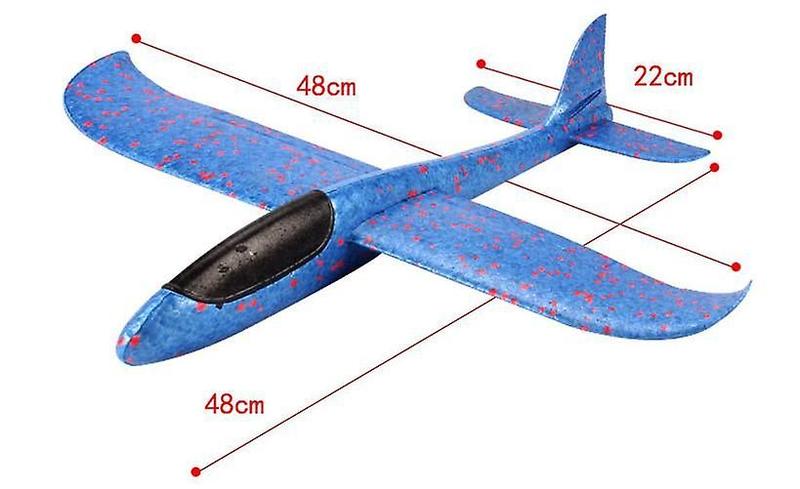 Imagem de Avião de brinquedo Wokex Aircraft para meninos e meninas, cor azul