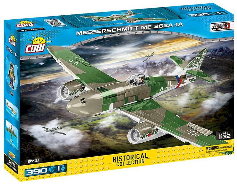 Avião de Caça Alemão Messerschmitt ME 262A-1A - Blocos de Montar 390 Peças - World War II - COBI Imagem de Avião de Caça Alemão Messerschmitt ME 262A-1A - Blocos de Montar 390 Peças - World War II - COBI