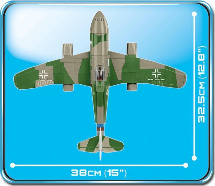 Avião de Caça Alemão Messerschmitt ME 262A-1A - Blocos de Montar 390 Peças - World War II - COBI Imagem de Avião de Caça Alemão Messerschmitt ME 262A-1A - Blocos de Montar 390 Peças - World War II - COBI
