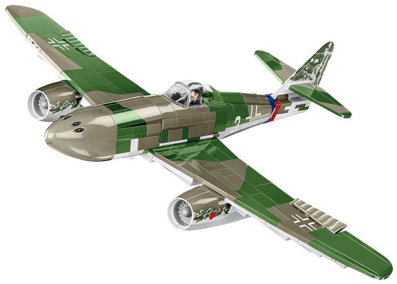 Avião de Caça Alemão Messerschmitt ME 262A-1A - Blocos de Montar 390 Peças - World War II - COBI Imagem de Avião de Caça Alemão Messerschmitt ME 262A-1A - Blocos de Montar 390 Peças - World War II - COBI