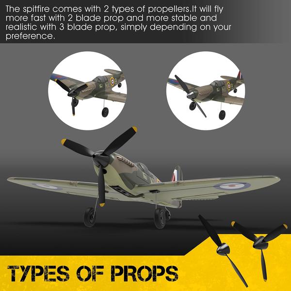 Imagem de Avião de controle remoto VOLANTEXRC Spitfire com Xpilot