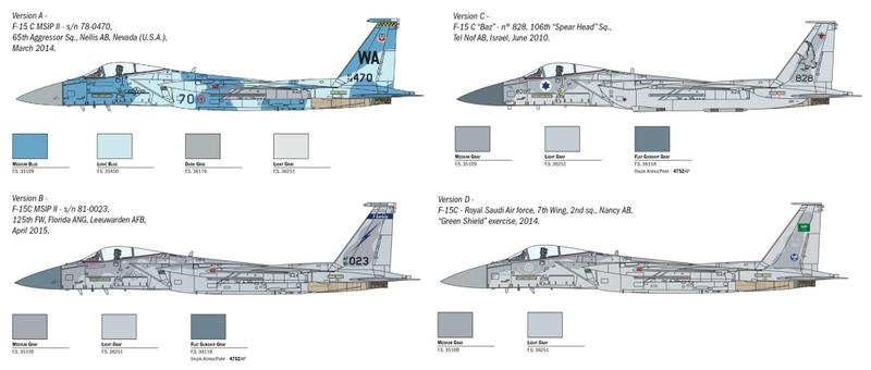 Imagem de Avião F-15c Eagle 1/72 Italeri 1415 - Kit para montar e pintar - Plastimodelismo