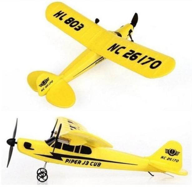 Imagem de Avião Piper J-3 cub FX-803 de eppRC rc.4Ghz asas fixas