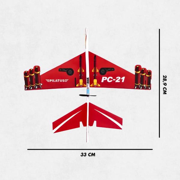 Imagem de Avião Planador com Motor a Bateria Recarregável