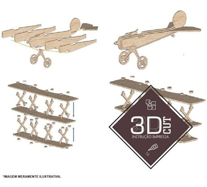 Imagem de Avião Supermarine Spitfire.quebra Cabeça,miniatura Em Mdf