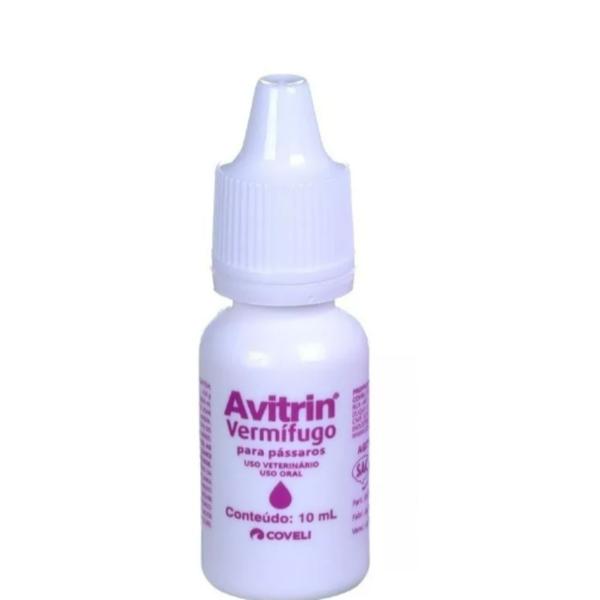 Imagem de Avitrin 10ml Vermífugo Eficaz para Aves Solução Oral Coveli