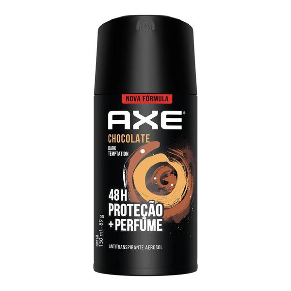 Imagem de Axe antitranspirante aerossol chocolate dark temptation com 150ml