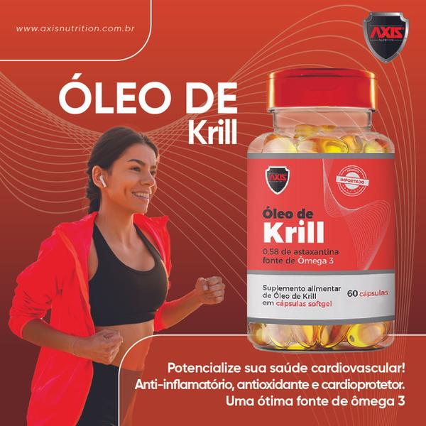 Imagem de Axis Óleo de krill Axis Nutrition Fonte de ômega 3 60 cápsulas