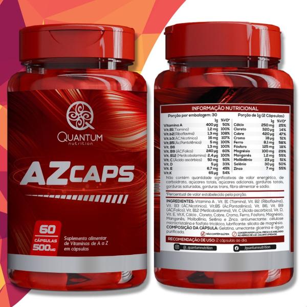 Imagem de AZ Caps Multivitaminico 60 Cáps - Quantum