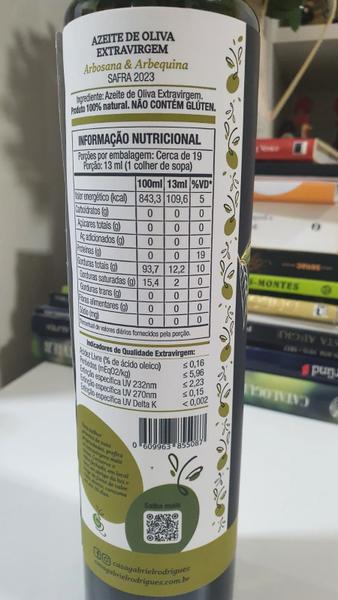 Azeite Casa Gabriel Rodrigues arbosana e Arbequina 250ml Imagem de Azeite Casa Gabriel Rodrigues arbosana e Arbequina 250ml