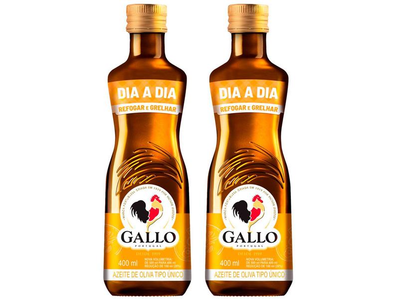 Azeite de Oliva Gallo 400ml 2 Unidades