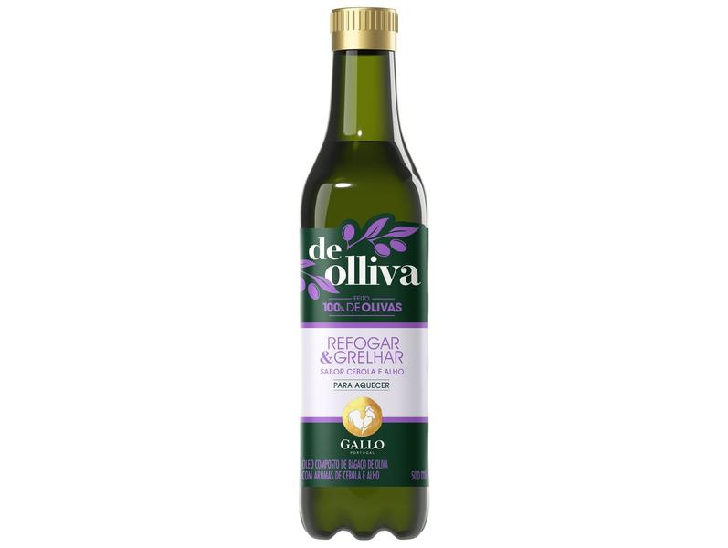 Azeite de Oliva Gallo De Olliva Cebola e Alho 500ml Azeite de Oliva Gallo De Olliva Cebola e Alho 500ml