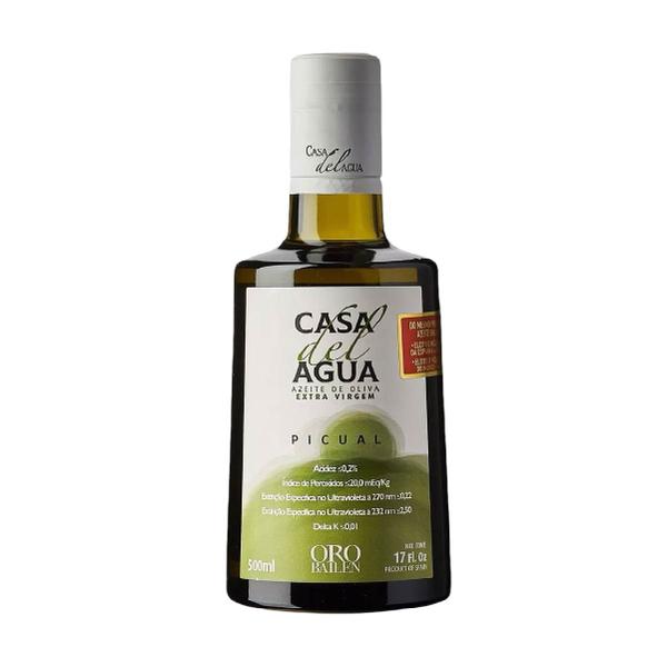 Azeite extra virgem Casa del Agua 500ml - Oro Bailen Imagem de Azeite extra virgem Casa del Agua 500ml